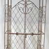 Outlet Elegant Garden Arch med hegn - Kundestop - Holdbar jernkonstruktion Buer, Spalier, Lysthuse Uden Tag