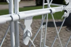 Outlet Elegant Garden Arch med hegn - Kundestop - Holdbar jernkonstruktion Buer, Spalier, Lysthuse Uden Tag