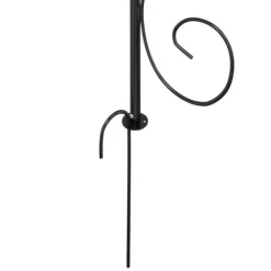 Krukker & Plantebeholdere^Elegant havebue i stål - Ideel til roser og klatreplanter | Ø180x255 cm | Farve: Sort