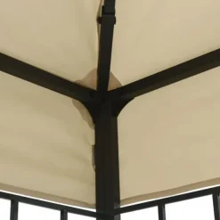 Clearance Elegant paviljong för uterum - Partytält 3x3 m | Färg: Gräddvit | Storlek: 3x3 m Telte & Lysthuse