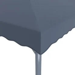 Telte & Lysthuse^Elegant pavillon i aluminium - Solafskærmning til udendørsbegivenheder | Størrelse: 300x300 cm | Farve: Antracitgrå