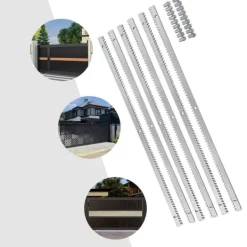 New Elektrisk Automatisk Skydedøråbner Kit, Stålmateriale, 1m Længde, 30mm Højde, 12mm Tykkelse, Dørmonteret Skure, Garager & Carports