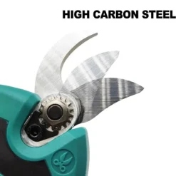 Outlet Elektrisk beskærersaks, børsteløs 1200W/30 mm, trådløs, kompatibel med Makita 18V-batterier, 2x batteri, gul/sort Haveværktøj