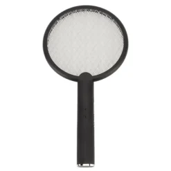 Fluesmækkere^Elektrisk Bug Swatter USB Opladning Rund Flue Killer til Courtyard Kitchen Sort
