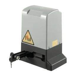Skure, Garager & Carports^Elektrisk døråbner - Fjernbetjening - 370 W - 220 V 50 Hz - IP44 vandtæt - Til metal- og trædøre - 12 m/min - Grå