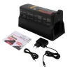 Skadedyrsfælder^Elektrisk muse- og rottefælde - Elektronisk fælde - EU-stik 220V 60Hz - 7000V højspænding - 27,5×11,9×12,5 cm - Sort