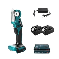 Haveværktøj^Elektrisk Saks, Børstet Motor, Genopladeligt Batteri,2 Batteri, EU