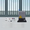 Skure, Garager & Carports^Elektrisk skydeportåbner - automatisk portmotorsæt - 370–750 W - 6 m skinne - 800–1600 kg - 220 V - lysegul