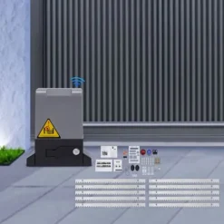 Hot Elektrisk skydeportsåbner - Skydeportmotor - Automatisk - 220V - CE-certificeret - Sikkerhedssæt - Til indkørsel - Lysegrøn Skure, Garager & Carports