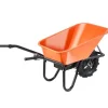 Best Elektrisk trillebør, 151x60x70 cm, orange, metal Haveværktøj