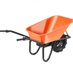 Best Elektrisk trillebør, 151x60x70 cm, orange, metal Haveværktøj