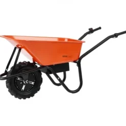 Best Elektrisk trillebør, 151x60x70 cm, orange, metal Haveværktøj