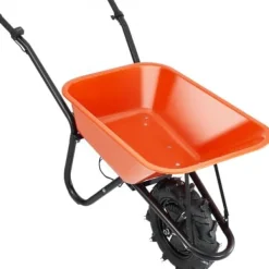 Best Elektrisk trillebør, 151x60x70 cm, orange, metal Haveværktøj