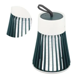 Sale Elektrisk USB Genopladelig Fluefælde Lampe til Indoor Outdoor - Grøn Fluesmækkere
