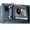 Pengeskabe^Elektronisk pengeskab 20 x 31 x 22cm + 4 batterier - sort