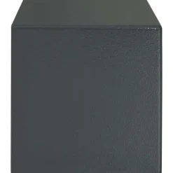 Pengeskabe^Elektronisk pengeskab i stål - Sikkerhed med lås | Farve: Mørkegrå | Størrelse: 20x31x20 cm