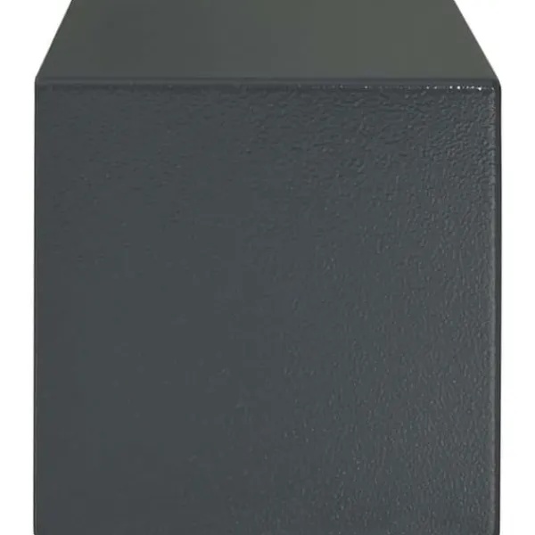 Pengeskabe^Elektronisk pengeskab i stål - Sikkerhed med lås | Farve: Mørkegrå | Størrelse: 20x31x20 cm