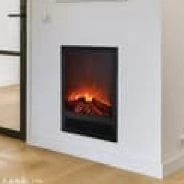 Hot Elski el-indbygningsovn - humørovn - 1300 Watt varme - plug and play - fjernbetjening Pejse
