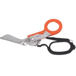 Beredskabsplaner^Emergency Response Stainless Steel Multifunktionel Foldbar Saksetang - Sort Orange