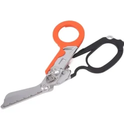 Beredskabsplaner^Emergency Response Stainless Steel Multifunktionel Foldbar Saksetang - Sort Orange