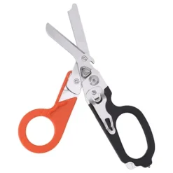 Beredskabsplaner^Emergency Response Stainless Steel Multifunktionel Foldbar Saksetang - Sort Orange