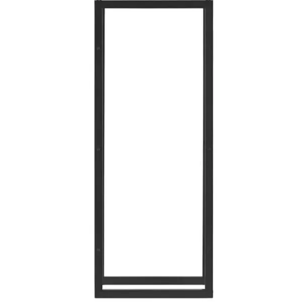 New ® Brændeholder - brændestativ - stål - 50x150x25cm - sort Tilbehør Til Brændeovne & Pejse