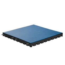 Havedekorationer^EPDM gummiflise - Blå - 50x50 cm – 55mm - Inkl. stifter