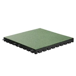 New EPDM gummiflise - Grøn - 50x50 cm – 55mm - Inkl. stifter Havedekorationer