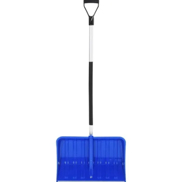 Clearance Ergonomisk sneskovl i aluminium - 145 cm | Farve: Blå Snerydning