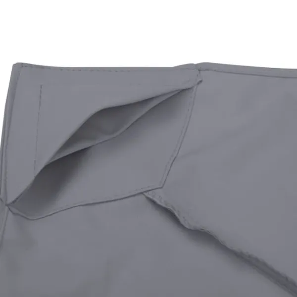 Online Erstatningstag 3x3 m til metalpavillon, vejrbestandigt polyester, mørkegrå Telte & Lysthuse