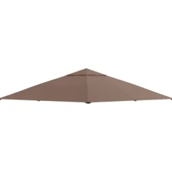 Telte & Lysthuse^Erstatningstag 2,93x2,93 m til pavillon, polyester, kaffe