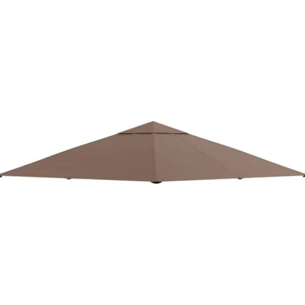 Telte & Lysthuse^Erstatningstag 2,93x2,93 m til pavillon, polyester, kaffe
