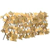 Outlet Espalier med kunstige ahornblade - Udvideligt | Farve: Orange | Størrelse: 180x30 cm Buer, Spalier, Lysthuse Uden Tag