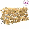 Buer, Spalier, Lysthuse Uden Tag^Espalier med kunstige ahornblade - 5 stk. | Størrelse: 180x30 cm | Farve: Orange