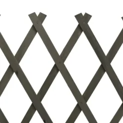 Buer, Spalier, Lysthuse Uden Tag^Espalier til haven 120x60 cm massivt fyrretræ grå - Espalier - Espalierer - Home & Living