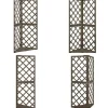 Online Espalier til hjørne 50x50x145 cm massivt grantræ grå - Espalier Til Hjørne - Espalierer Til Hjørne - Home & Living Buer, Spalier, Lysthuse Uden Tag