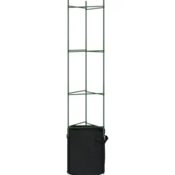 New Espalierer med planteposer - Justerbare tomatstativer | Størrelse: 154 cm | Materiale: Stål og PP | Antal: 6 stk. Krukker & Plantebeholdere