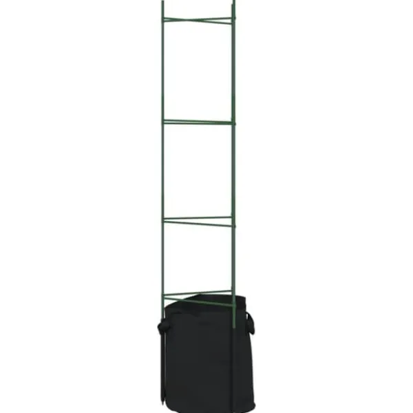 New Espalierer med planteposer - Justerbare tomatstativer | Størrelse: 154 cm | Materiale: Stål og PP | Antal: 6 stk. Krukker & Plantebeholdere
