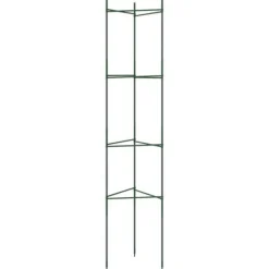 Hot Espalierer til tomater - Justerbare stålstøtter, 6 stk. | Højde: 154 cm | Materiale: PP Krukker & Plantebeholdere