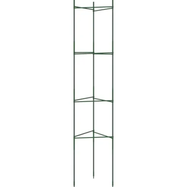 Hot Espalierer til tomater - Justerbare stålstøtter, 6 stk. | Højde: 154 cm | Materiale: PP Krukker & Plantebeholdere