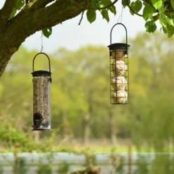 Discount Esschert Design Frø Silo Sort Til Fugle & Småvildt