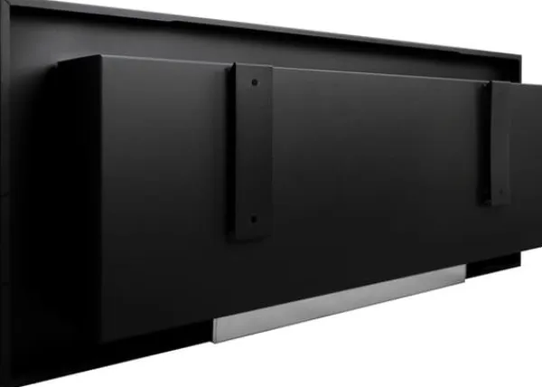 Pejse^Ethanol pejse pejse Bio-pejs hængende biopejs Bioethanol brænder SLIM 90 cm x 40 cm x 12 cm Mat sort økologisk pejs