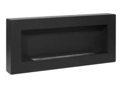 Pejse^Ethanol pejse Pejse Bio-pejs Hængende Bio pejs Bioethanol Brænder BOX 90 cm x 40 cm x 12 cm Mat sort økologisk pejs