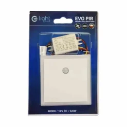 Sale EVO WHITE Neutral Farve 4000K 12V med bevægelsessensor Bevægelsesdetektorer