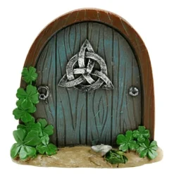Sale Fairy Dörr för träd Miniatyr Fairy Trädgård Utomhusdekor Tillbehör Gård Konst Skulptur Dekoration för barnrum Väggträd Havedekorationer