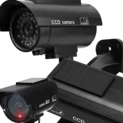 Clearance Falsk Overvågningskamera - Dummy Kamera med LED Falske Overvågningskameraer