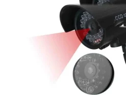 Clearance Falsk Overvågningskamera - Dummy Kamera med LED Falske Overvågningskameraer
