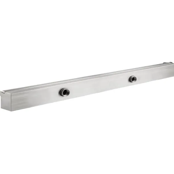 Online Farverigt LED-vandfald til swimmingpool i rustfrit stål, størrelse 120x11,5x8 cm - giver en fantastisk atmosfære! Springvand & Damme