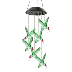 Clearance Farveskiftende Solar LED Wind Chimes Lys til have og balkon Vinddekoration
