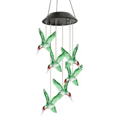 Clearance Farveskiftende Solar LED Wind Chimes Lys til have og balkon Vinddekoration